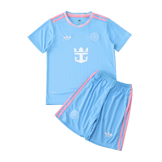 Inter Miami Away Kids Kit 2025/26 - Sky Blue And Pink