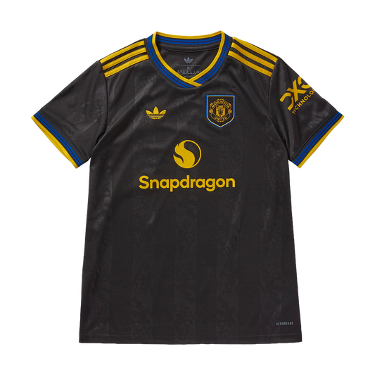 Manchester United Away Jersey 2025/26 - Black And Gold