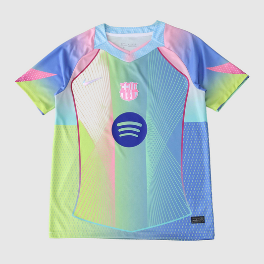 Barcelona Special Edition Fan Jersey - Pastel Rainbow Gradient