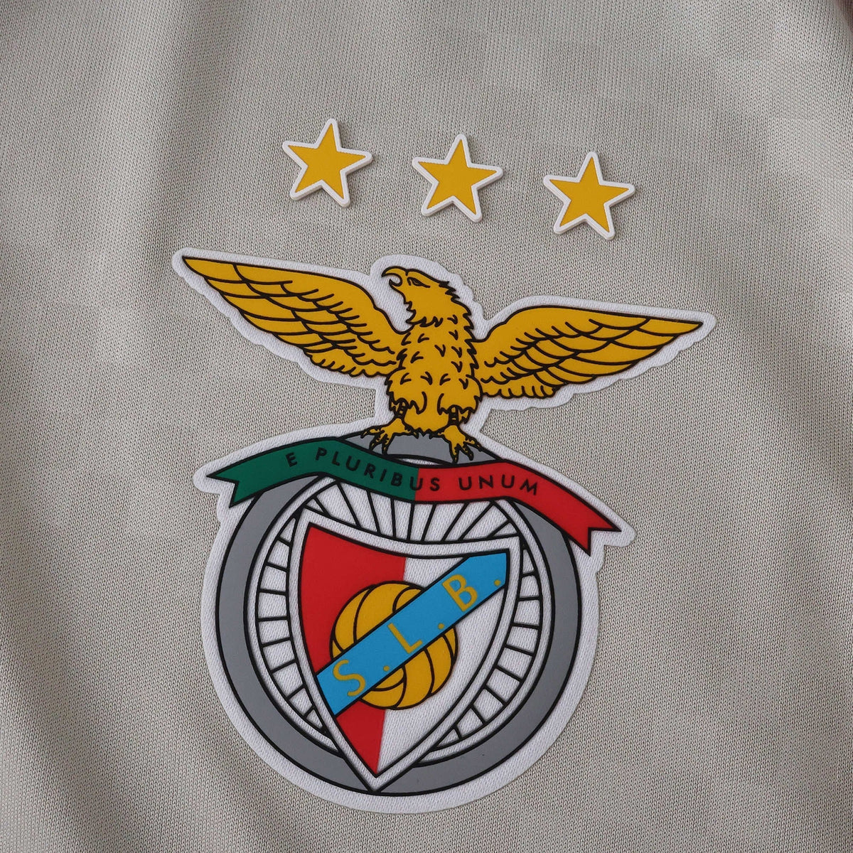 Benfica Away Jersey 2025/26 - Grey Black Stripes - photo 3