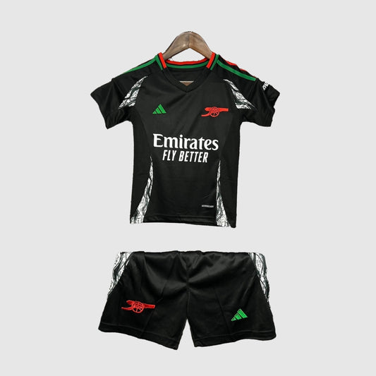 Arsenal Away Kids Kit 2024/25 - Black