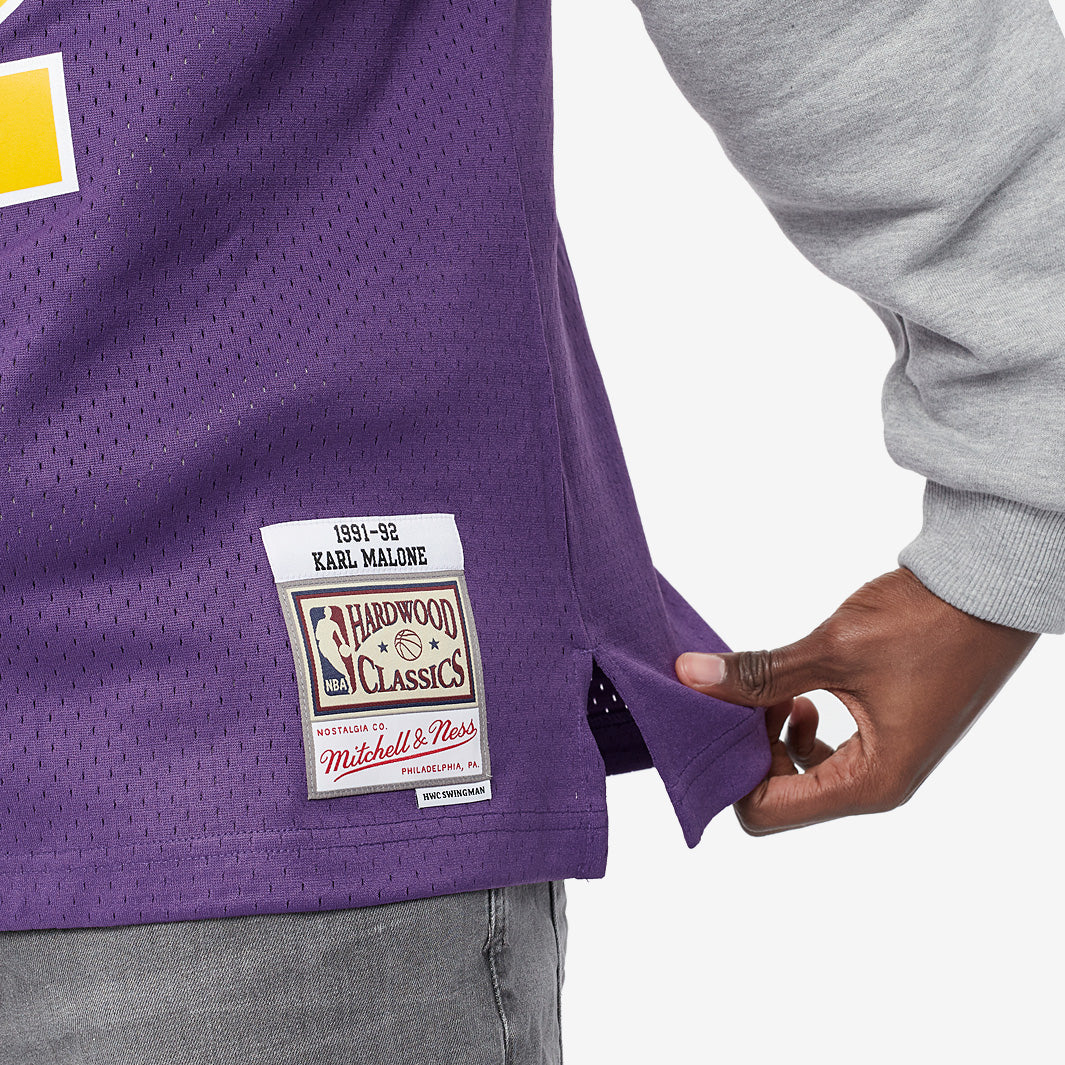 Utah Jazz Karl Malone Swingman Jersey - photo 5