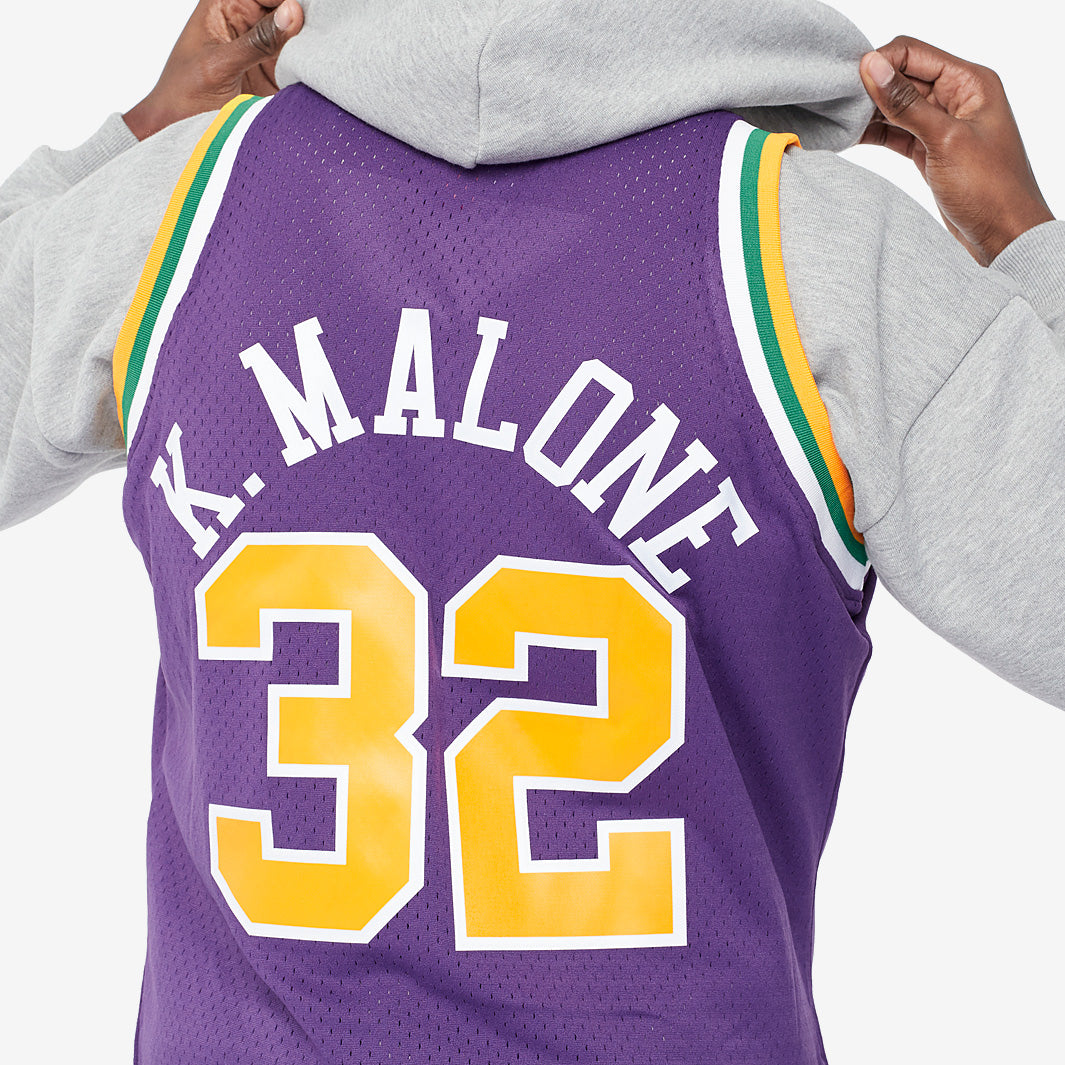 Utah Jazz Karl Malone Swingman Jersey - photo 6