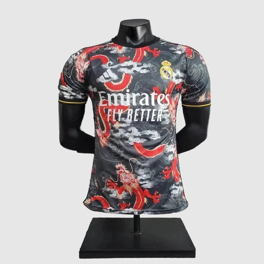 Real Madrid Special Edition Jersey - Black Red Dragon