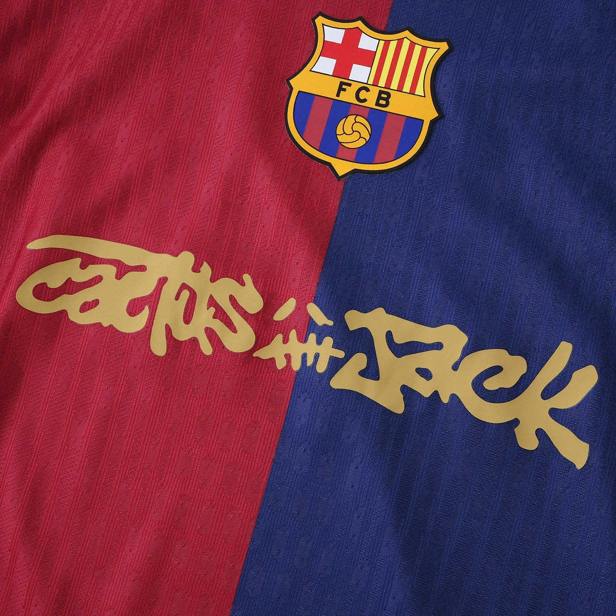 Barcelona Home Jersey 2024/25 Player Version - Yellow Graffiti Logo - photo 3