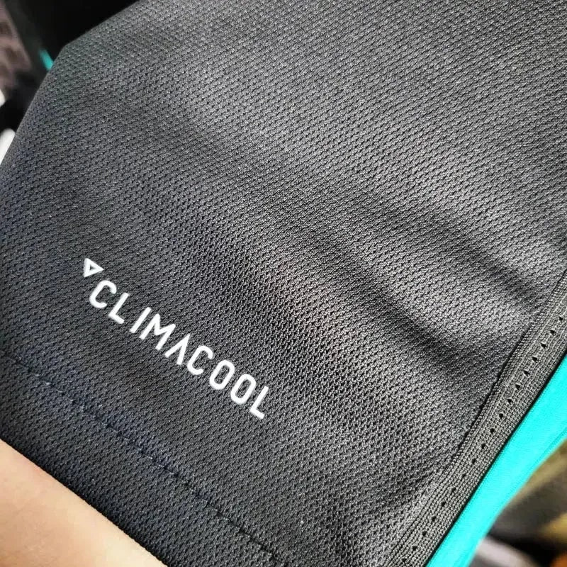 Real Madrid Retro Away Long Sleeve Jersey 2017/18 - Black And Teal - photo 6