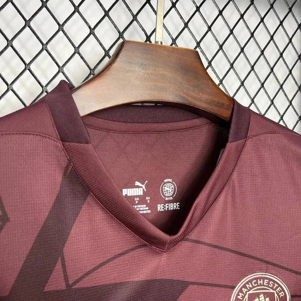 Manchester City Away Jersey 2024/25 - Burgundy - photo 7