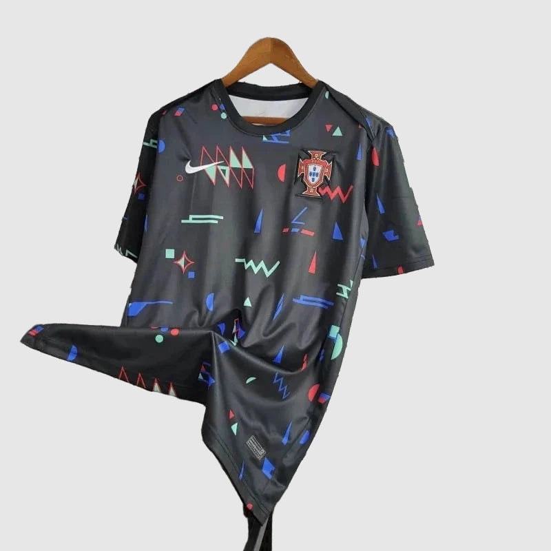 Portugal Training Jersey 2024/25 - Black Geometric Print - photo 3