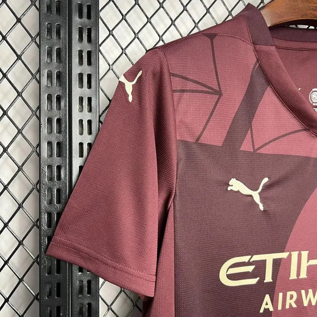 Manchester City Away Jersey 2024/25 - Burgundy - photo 5