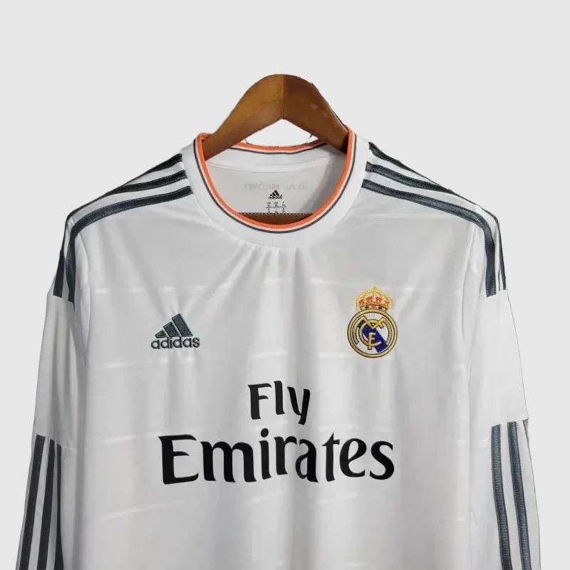 Real Madrid Retro Home Long Sleeve Jersey 2013/14 - photo 4