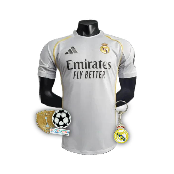 Real Madrid Home Jersey 2025/26 Player Version