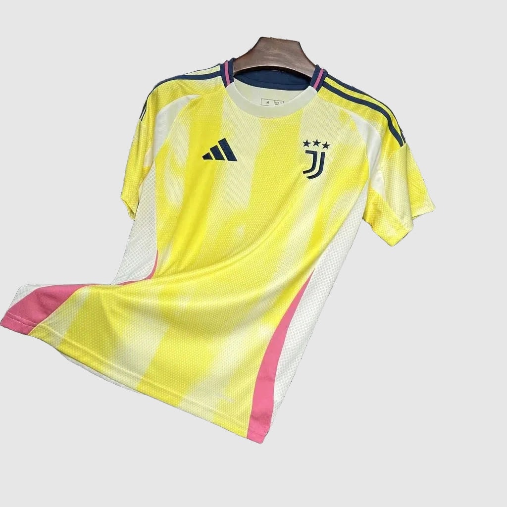 Juventus Away Jersey 2024/25 - Yellow And White