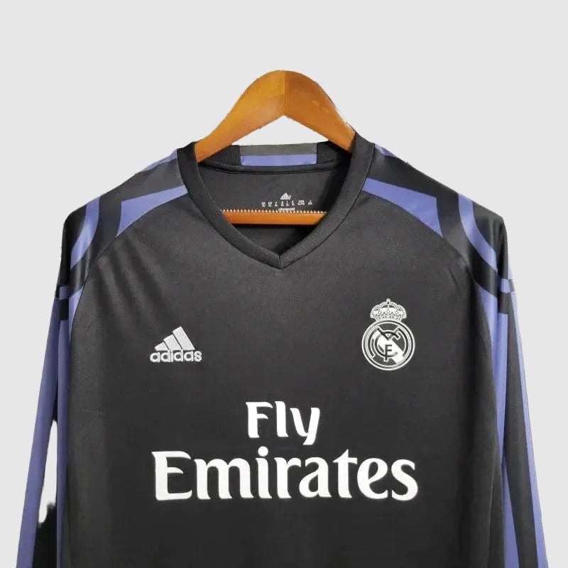 Real Madrid Retro Away Long Sleeve Jersey 2016/17 - photo 2