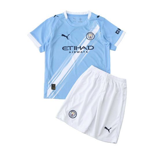 Manchester City Home Kids Kit 2025/26
