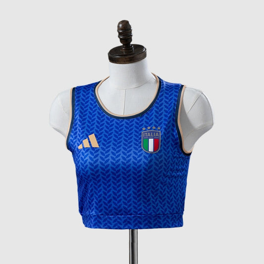Italy Home 2026/27 Women's Crop Tank Top