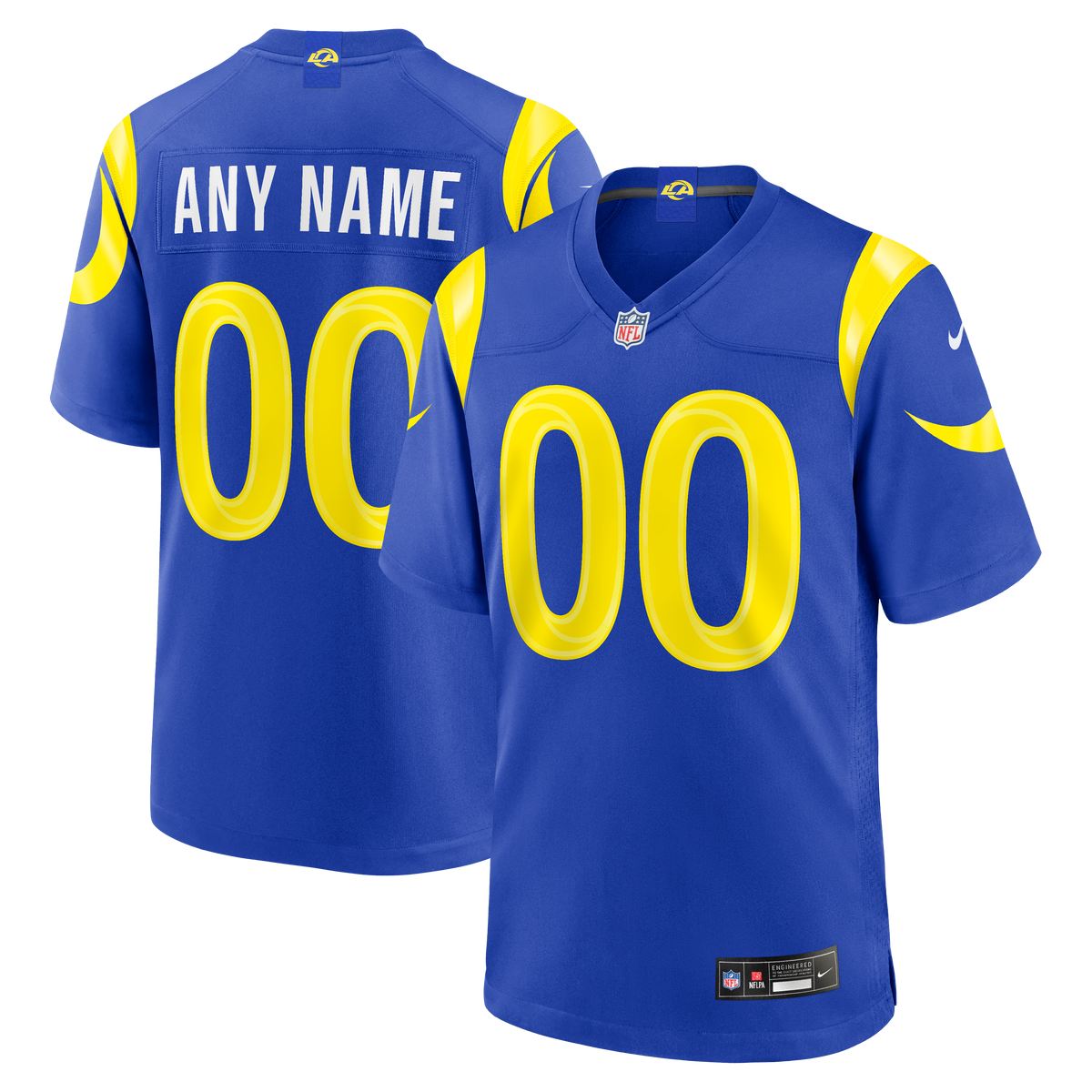 Los Angeles Rams Custom Game Jersey Royal - photo 9