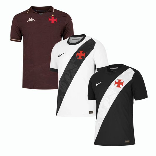Vasco da Gama Combo Home, Away and Third 2026 Fan Jersey