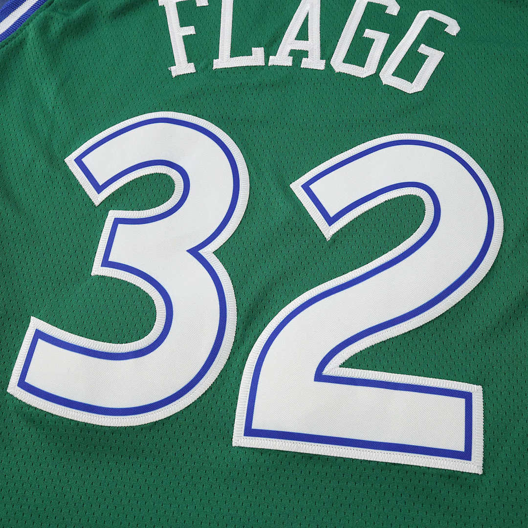 Canotta Dallas Mavericks 25/26 - Flagg 32 Verde con Patch - foto 3
