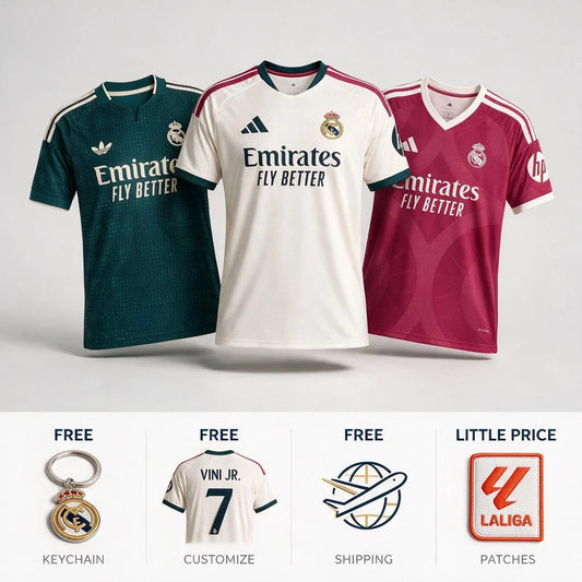 Set Real Madrid 26/27 (Home + Away + Third)