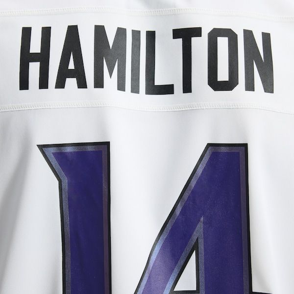 Baltimore Ravens Kyle Hamilton Game Jersey White - photo 13