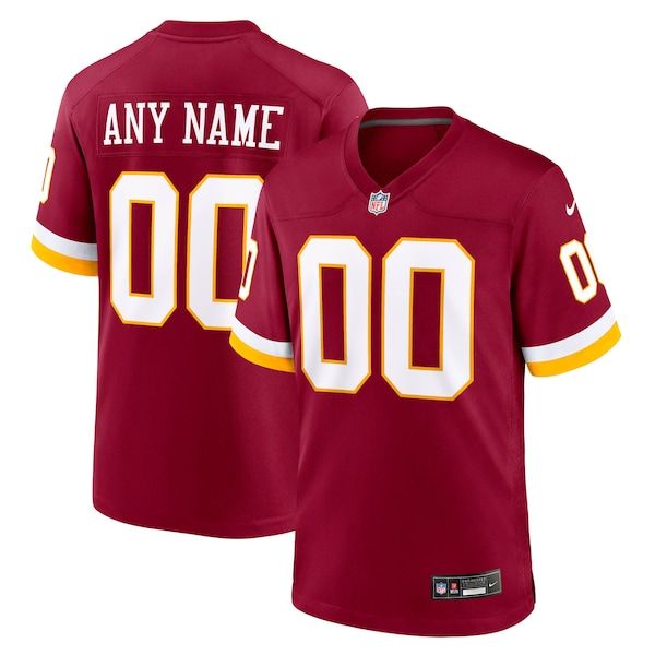 Washington Commanders Custom Game Jersey Burgundy - photo 2