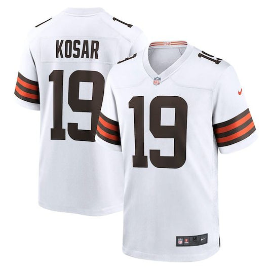 Cleveland Browns Bernie Kosar Retired Player Game Jersey White