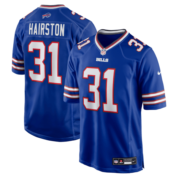 Buffalo Bills Maxwell Hairston Game Jersey Royal