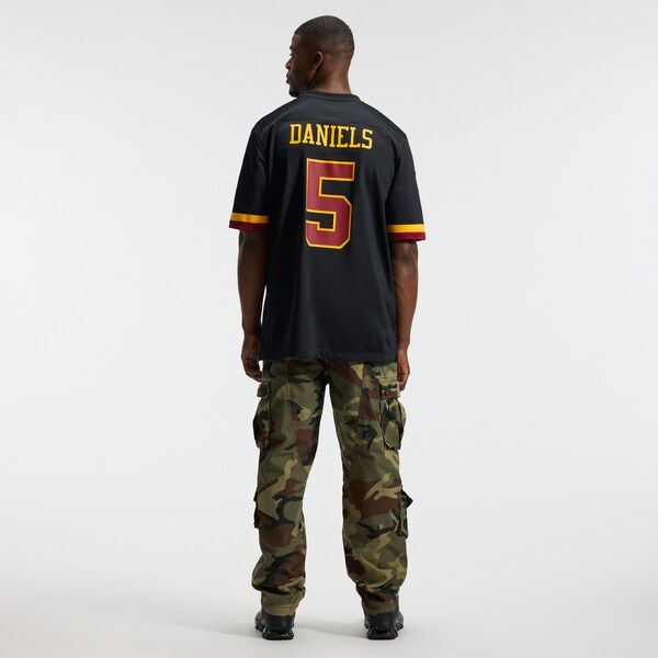 Washington Commanders Jayden Daniels Alternate Game Jersey Black - photo 6