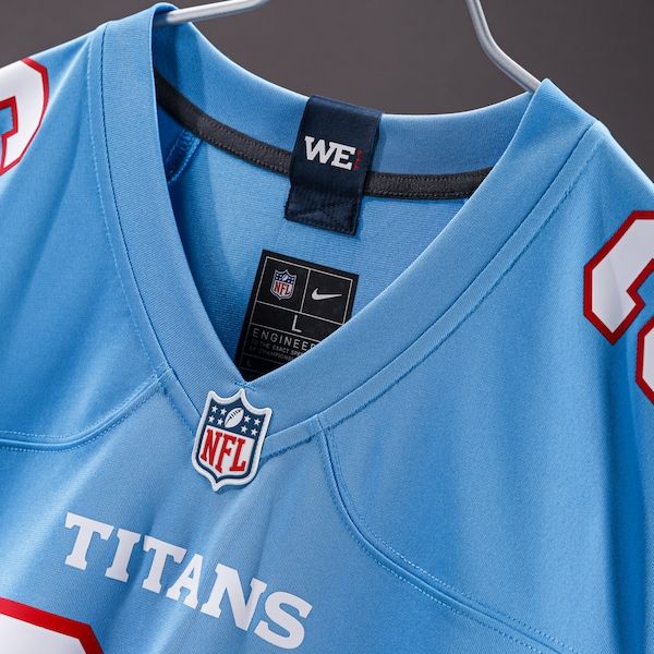 Tennessee Titans Custom Game Jersey Light Blue - photo 5