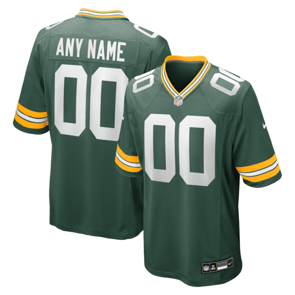 Green Bay Packers Custom Game Jersey Green - photo 2