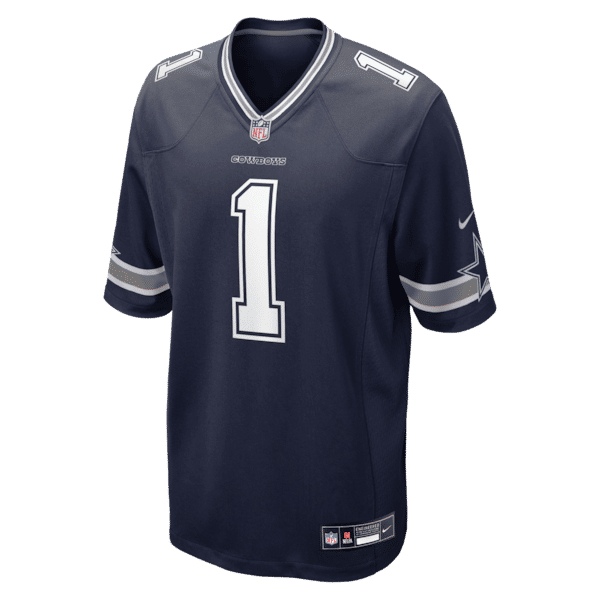 Dallas Cowboys Number 1 Dad Game Jersey Navy - photo 3