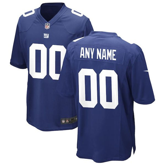 New York Giants Custom Game Jersey Royal