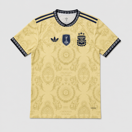 Argentina Special Edition Jersey - Yellow Ornament Print